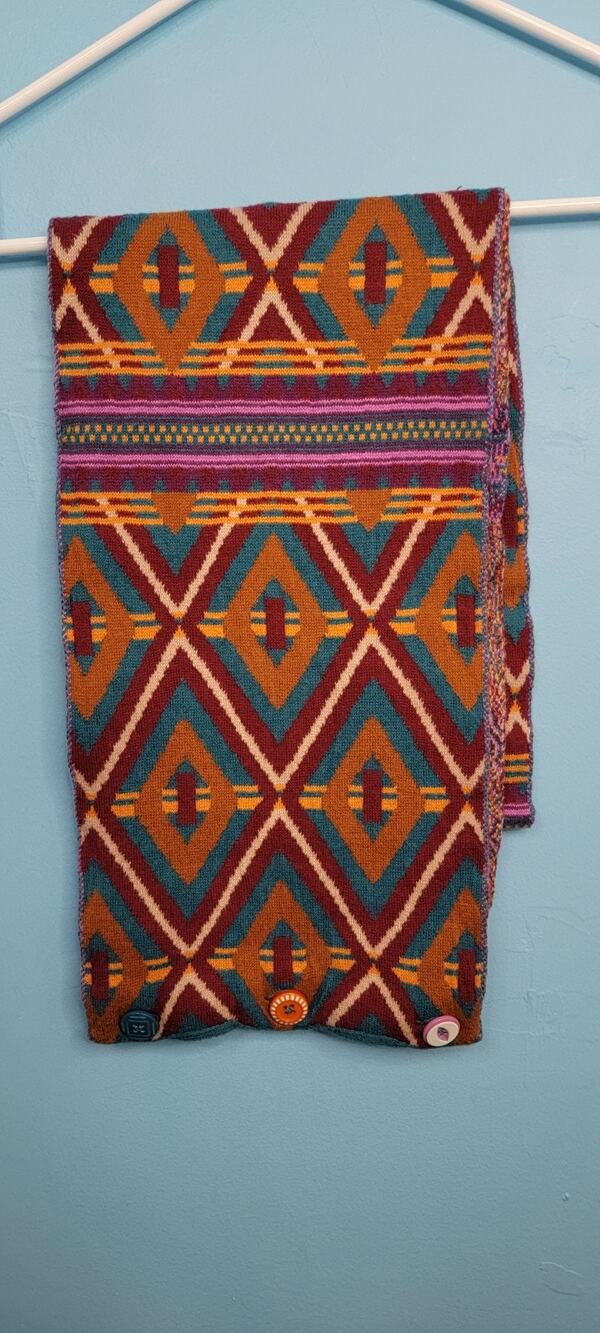 Matilda Jane 435 Fall Feels Infinity Scarf One Size Geometric